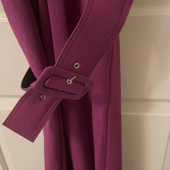Julia Jordan Purple Belted Jumpsuit Size 4 - Picture 4 of 9